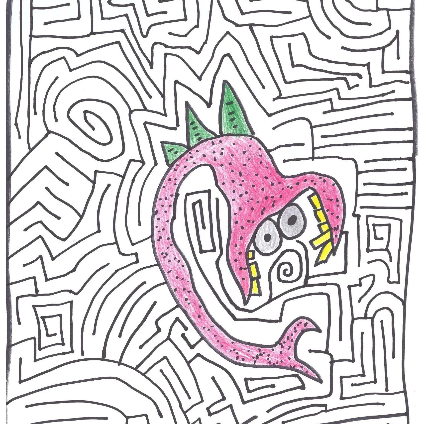 👹 Hangry Monster | Hand-Drawn Maze As Seen on YouTube!