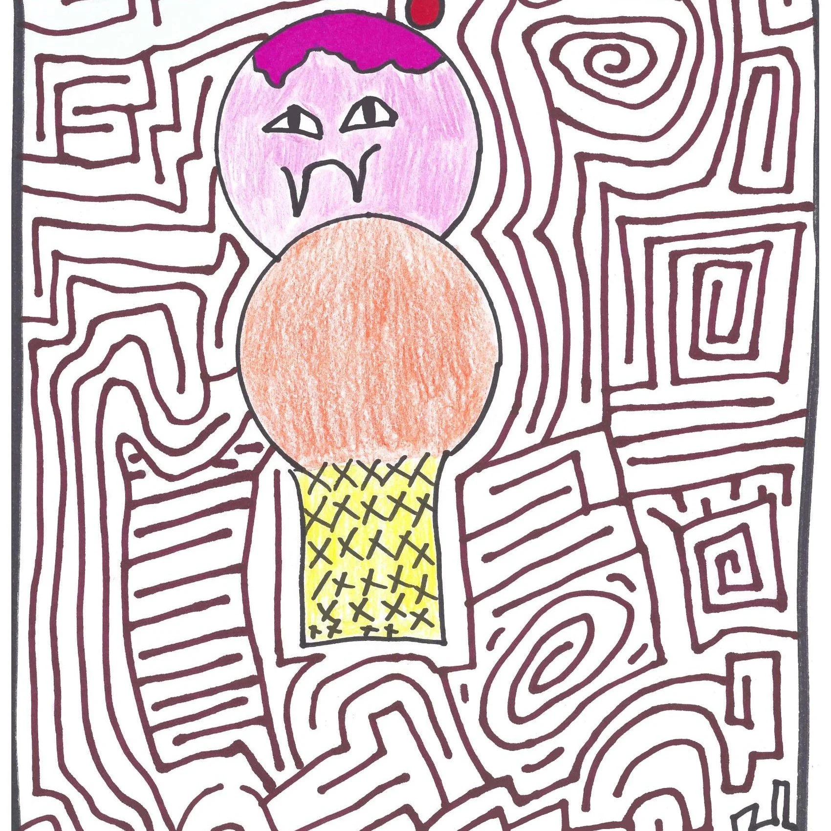 🍦 Vampire Ice Cream | Hand-Drawn Maze As Seen on YouTube!