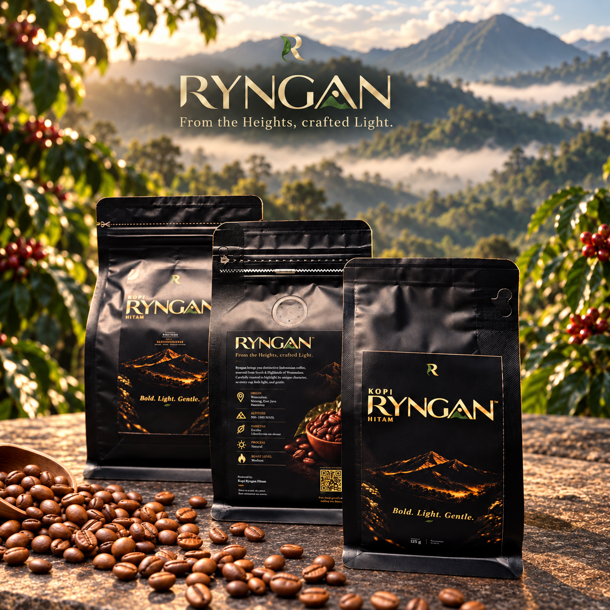 Ground Coffee and Roasted Bean