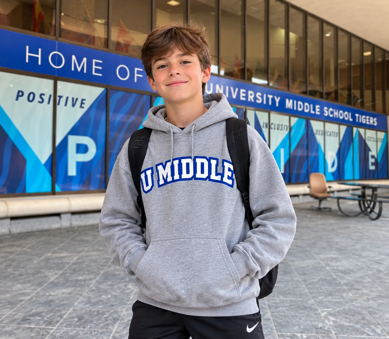 U Middle Hoodie