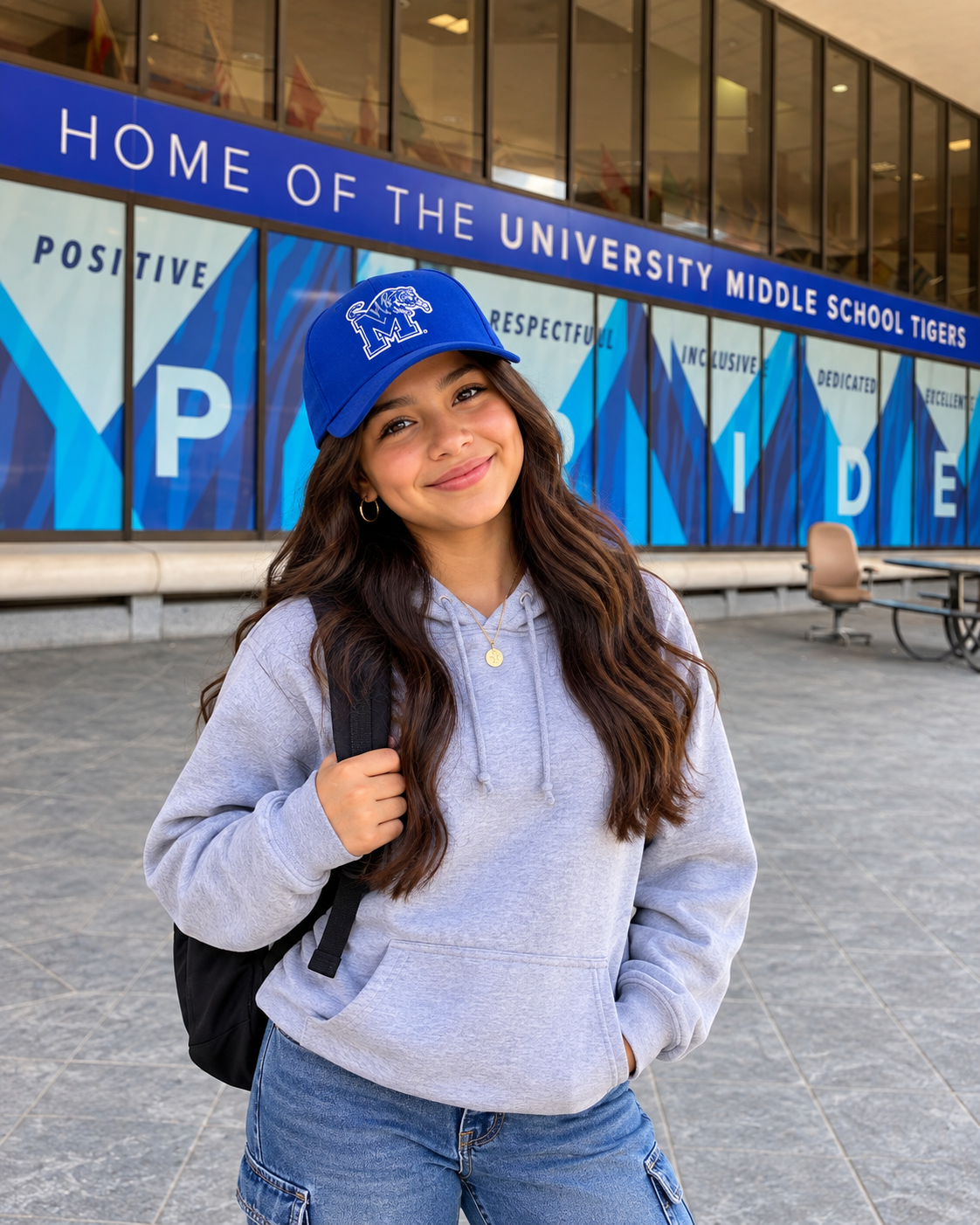 University Middle Tigers Baseball Cap