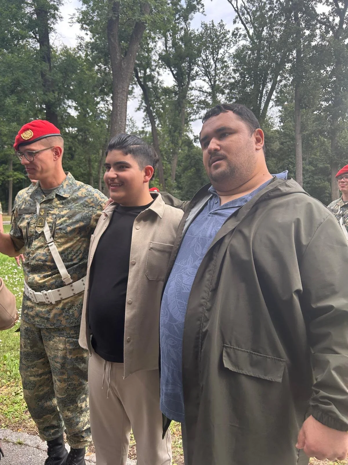 Besuch beim Militär 