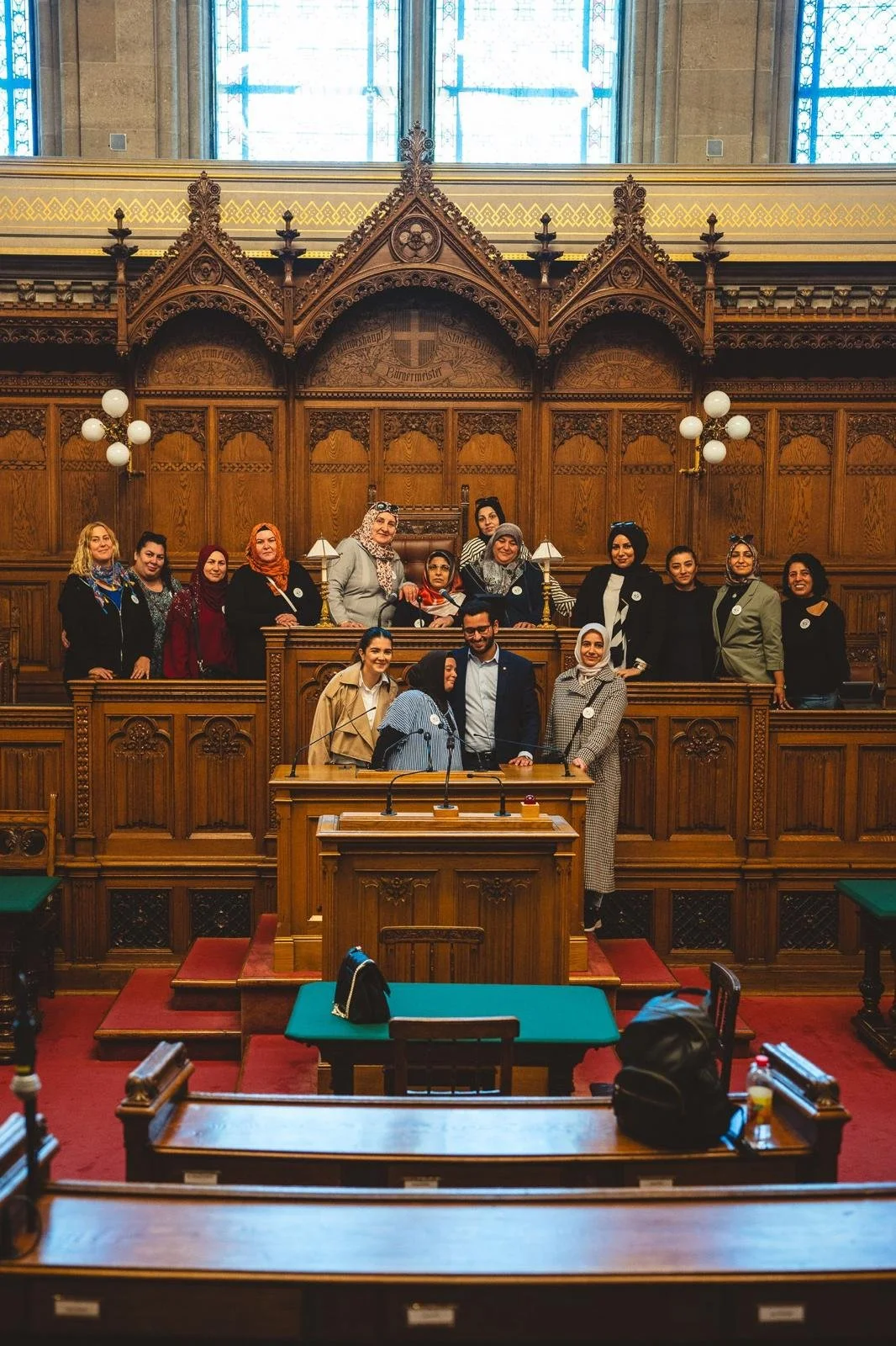Besuch im Rathaus