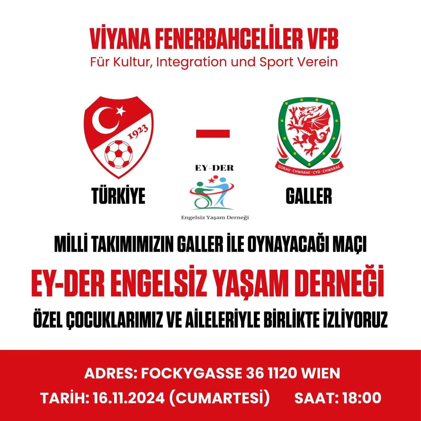 Einladung vom Wiener Fenerbahce "VFB" Verein