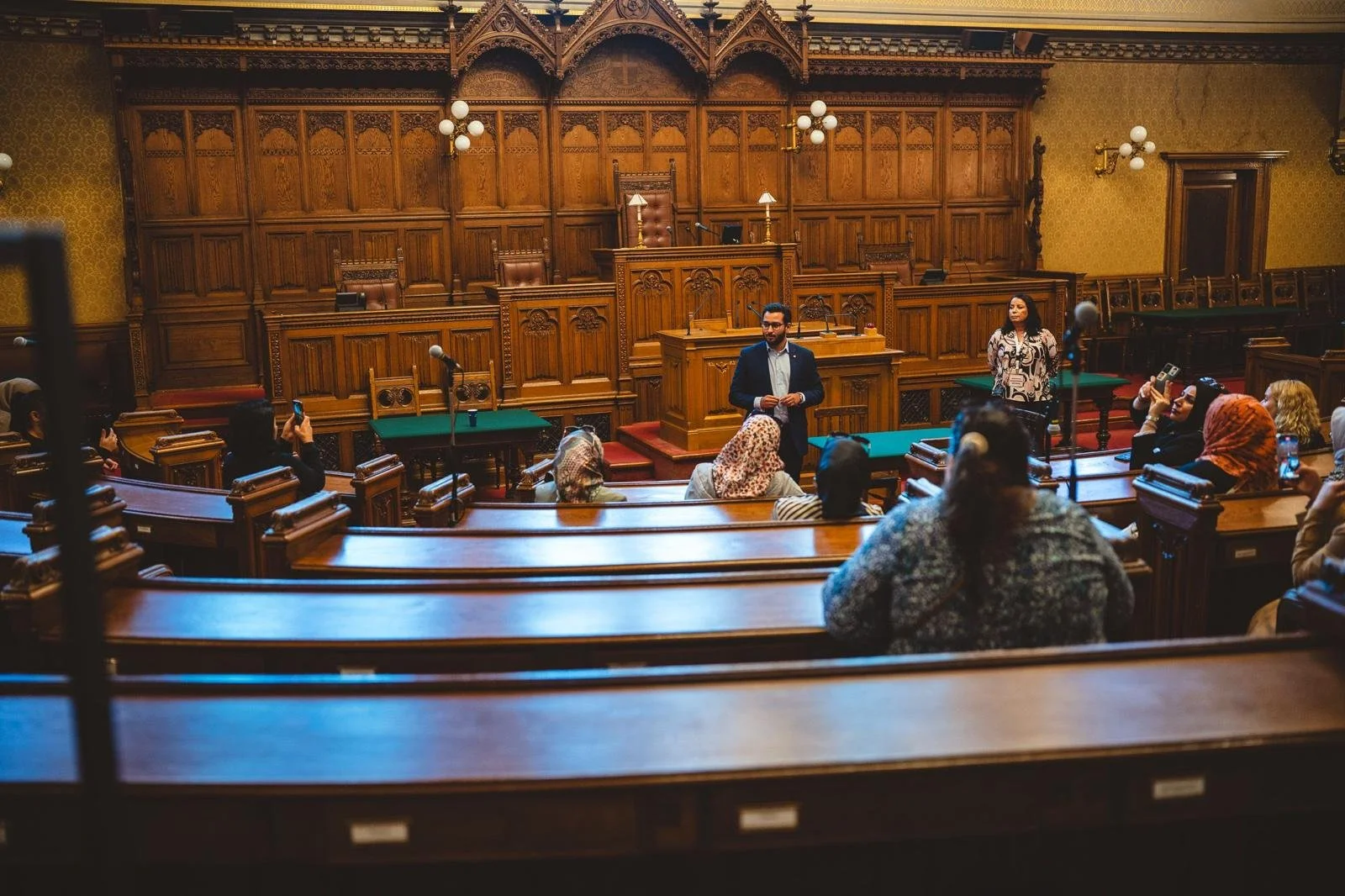 Besuch im Rathaus