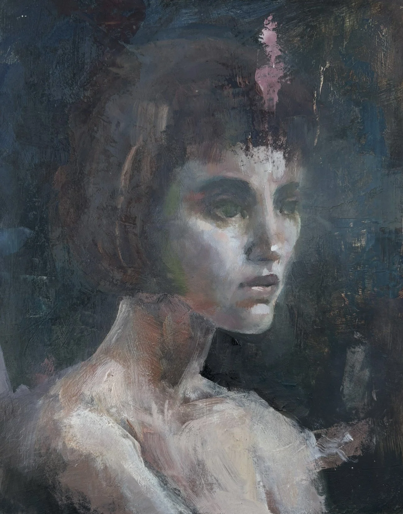 Girl with Short Hair - 8 X10 in (2024)