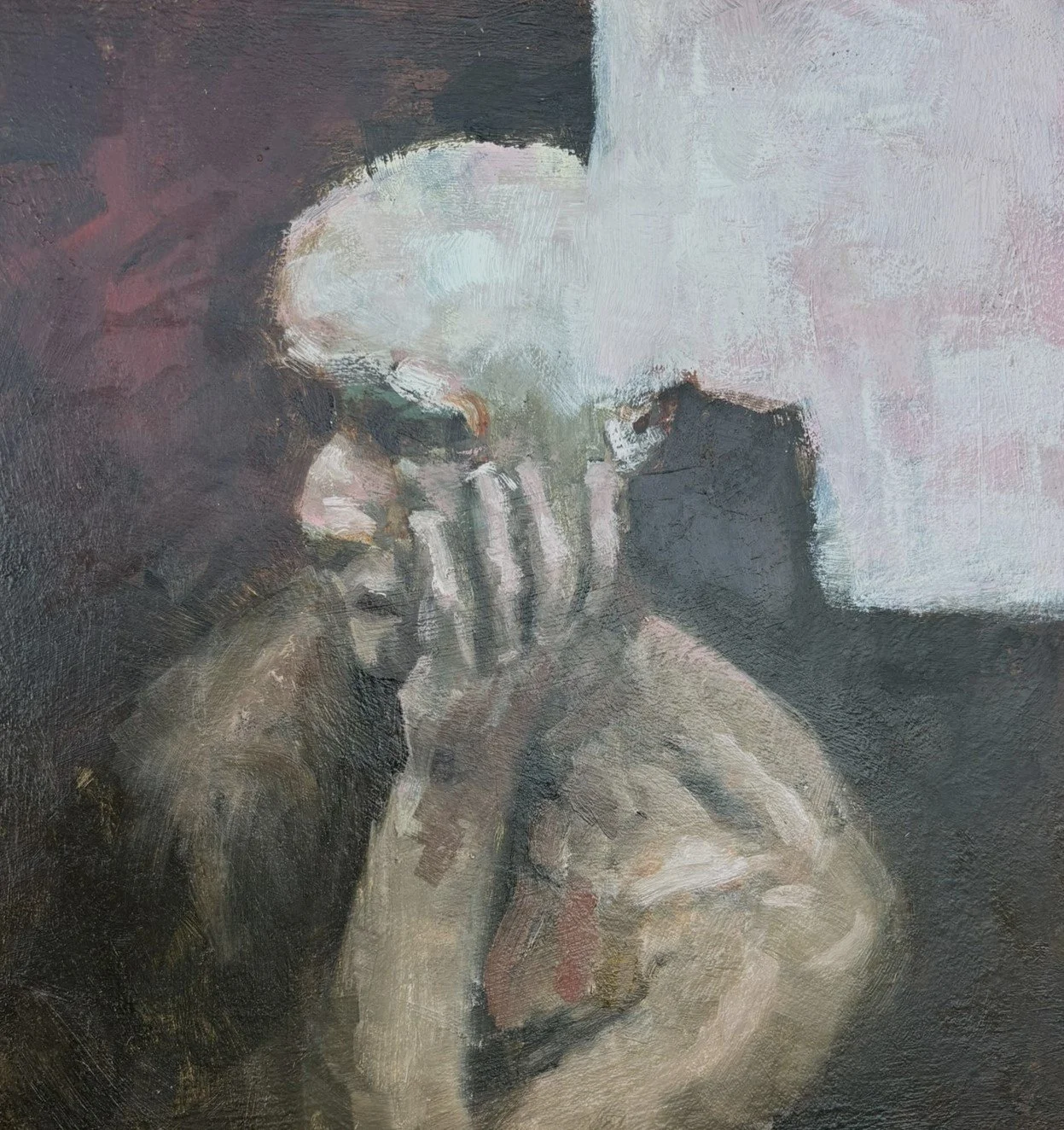 Man Looking in the Distant - 11 X 12 in (2025)
