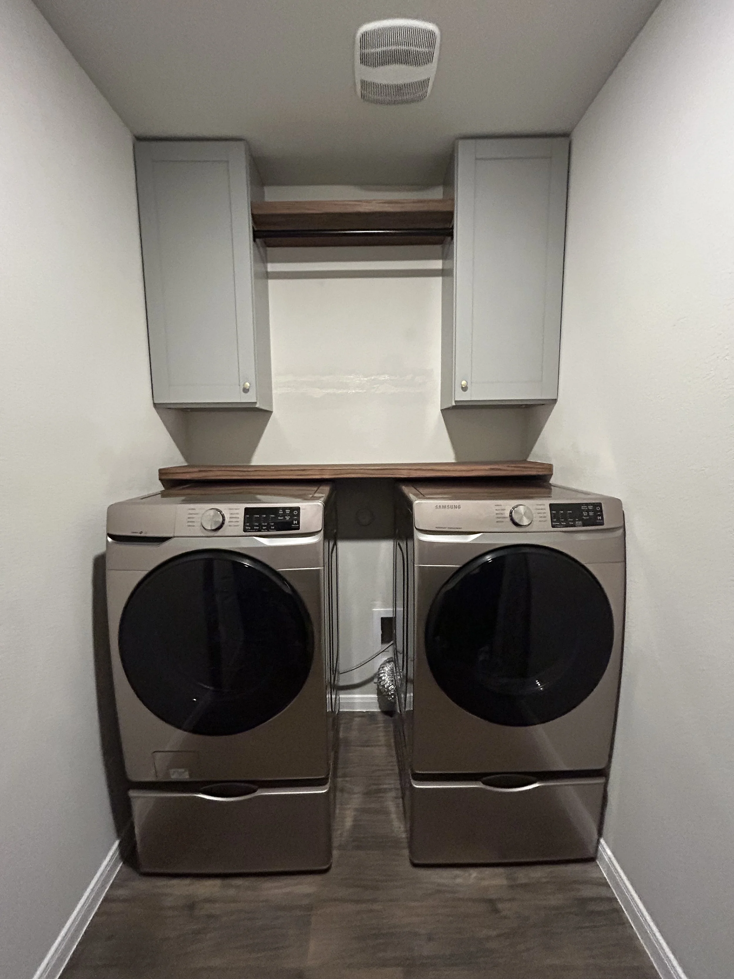 laundry room cabinet upgrade New Braunfels Texas