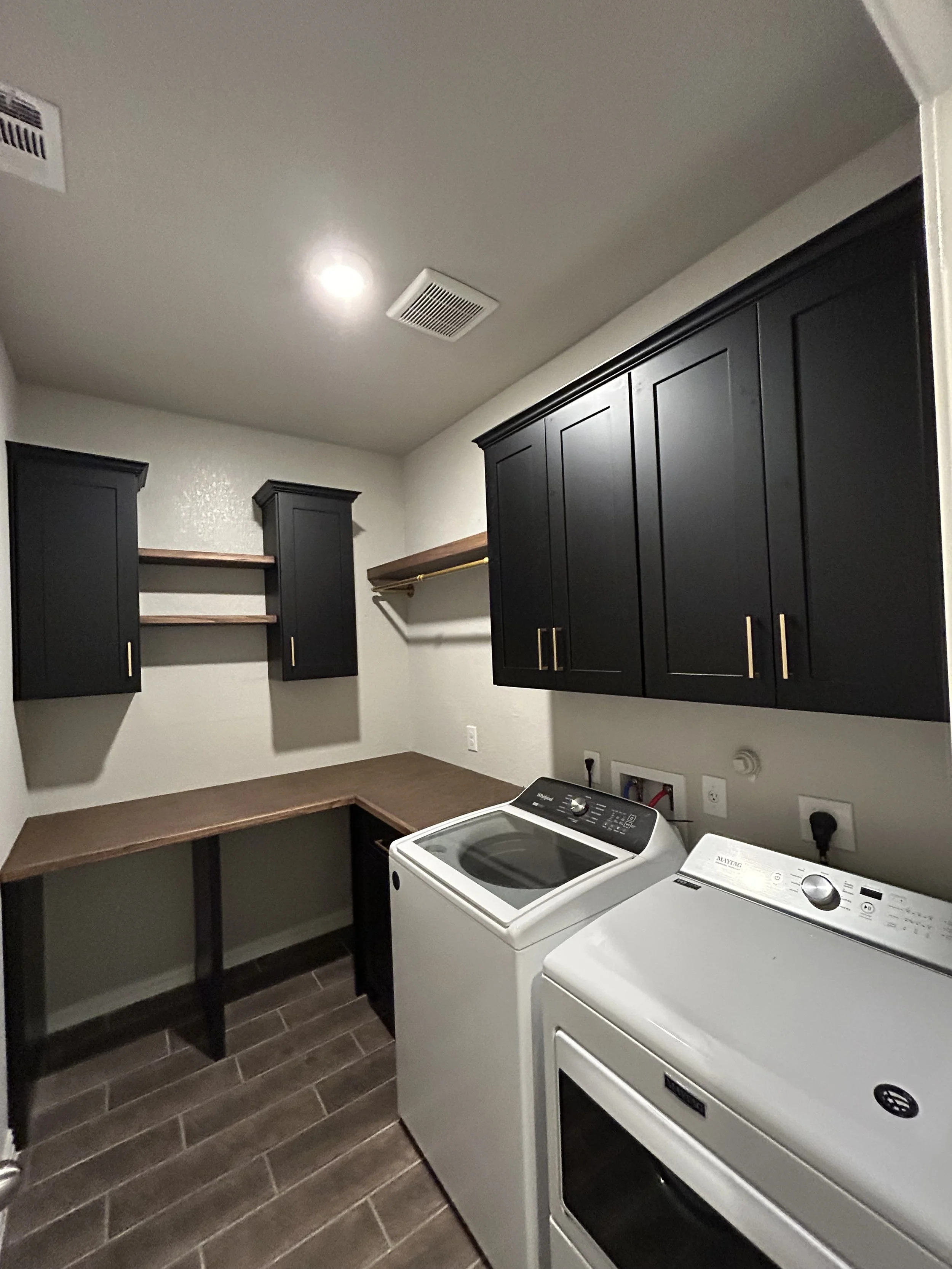 laundry room cabinet upgrade New Braunfels Texas