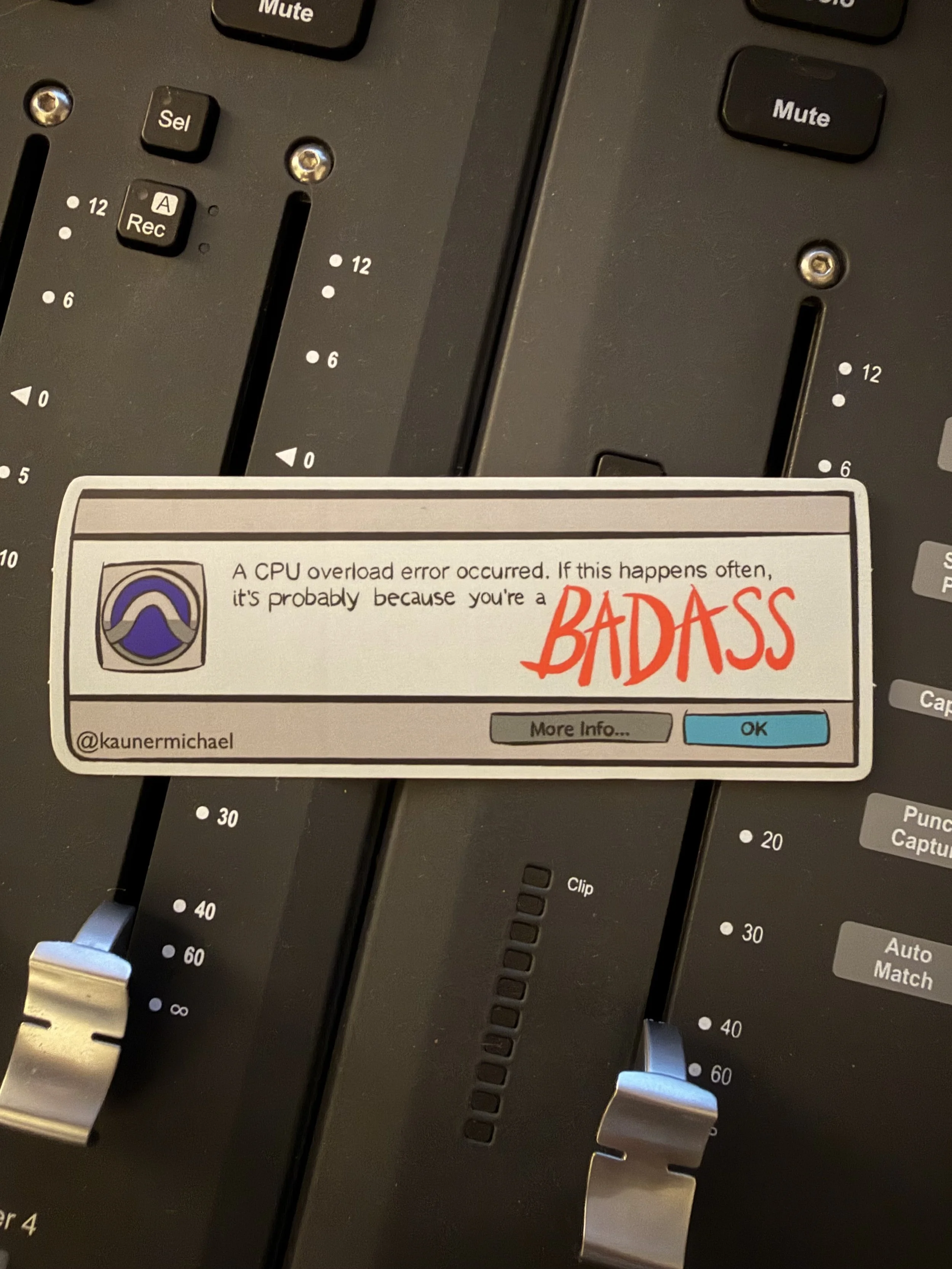 CPU Overloader [1" x 4" Sticker]