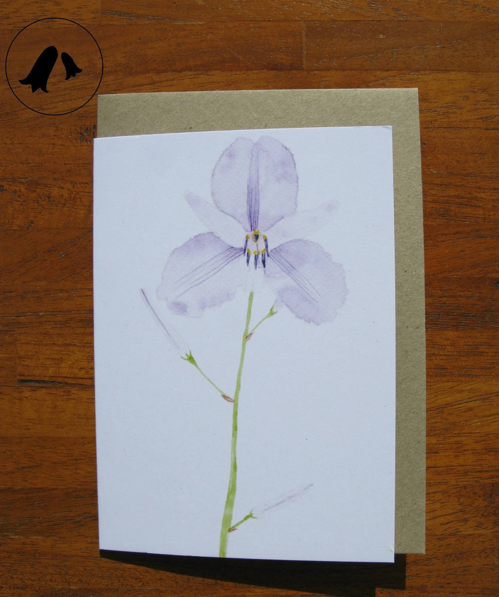 Chocolate Lily Card