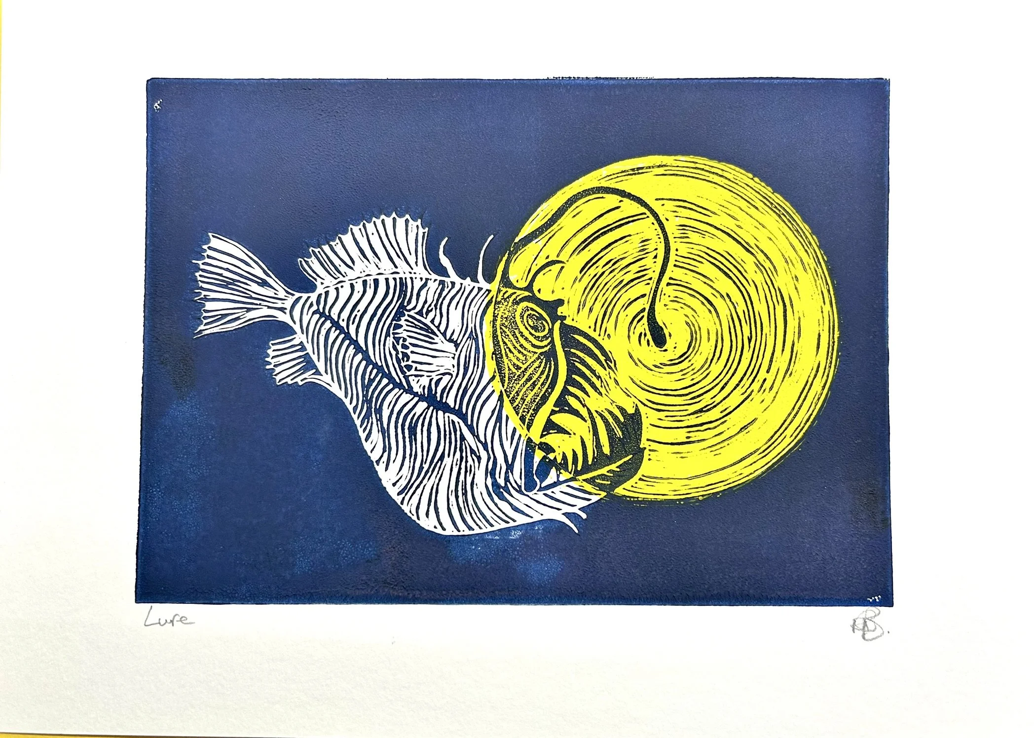 Lure (yellow glow - on white)