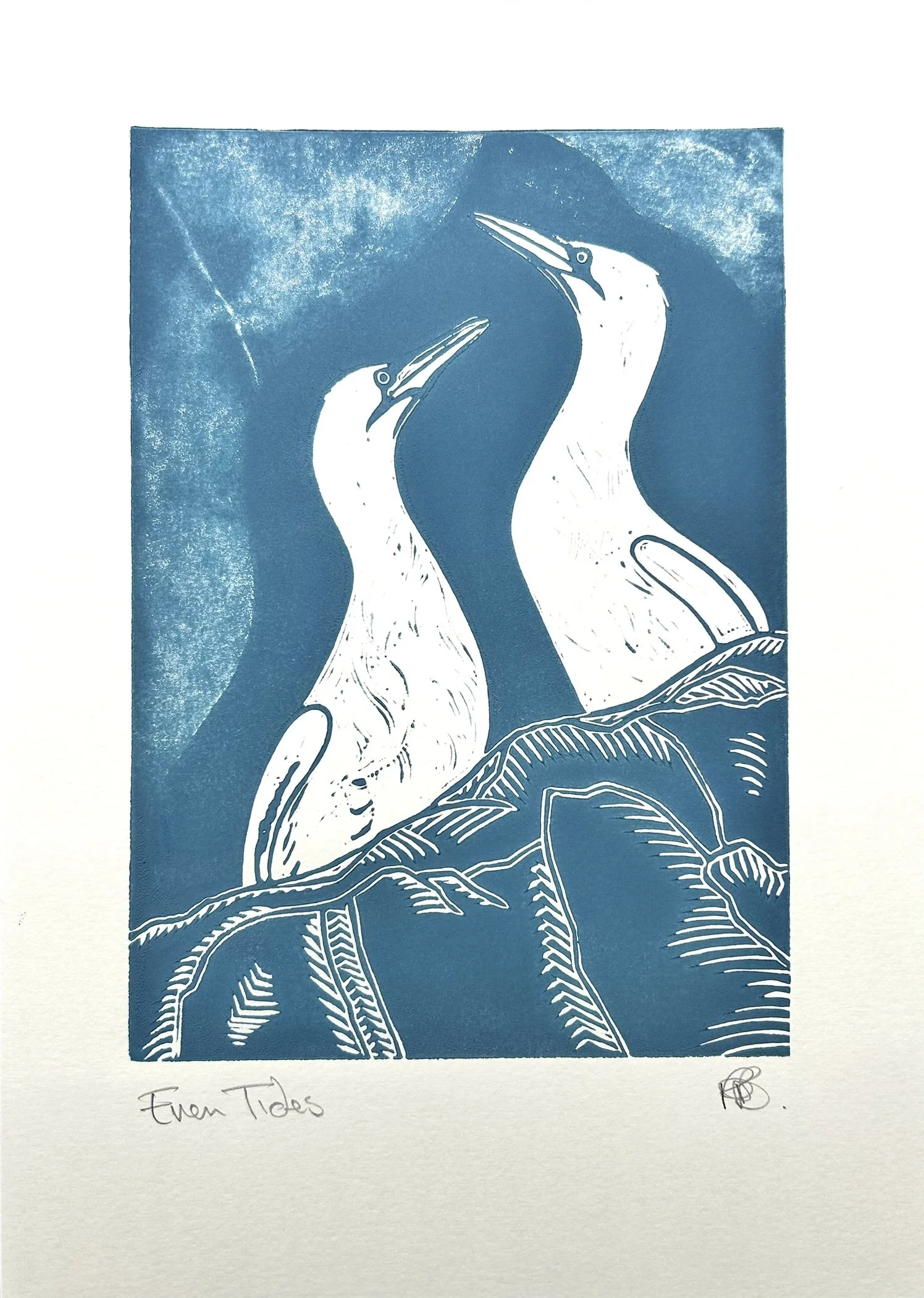 Even Tides (on china-white)