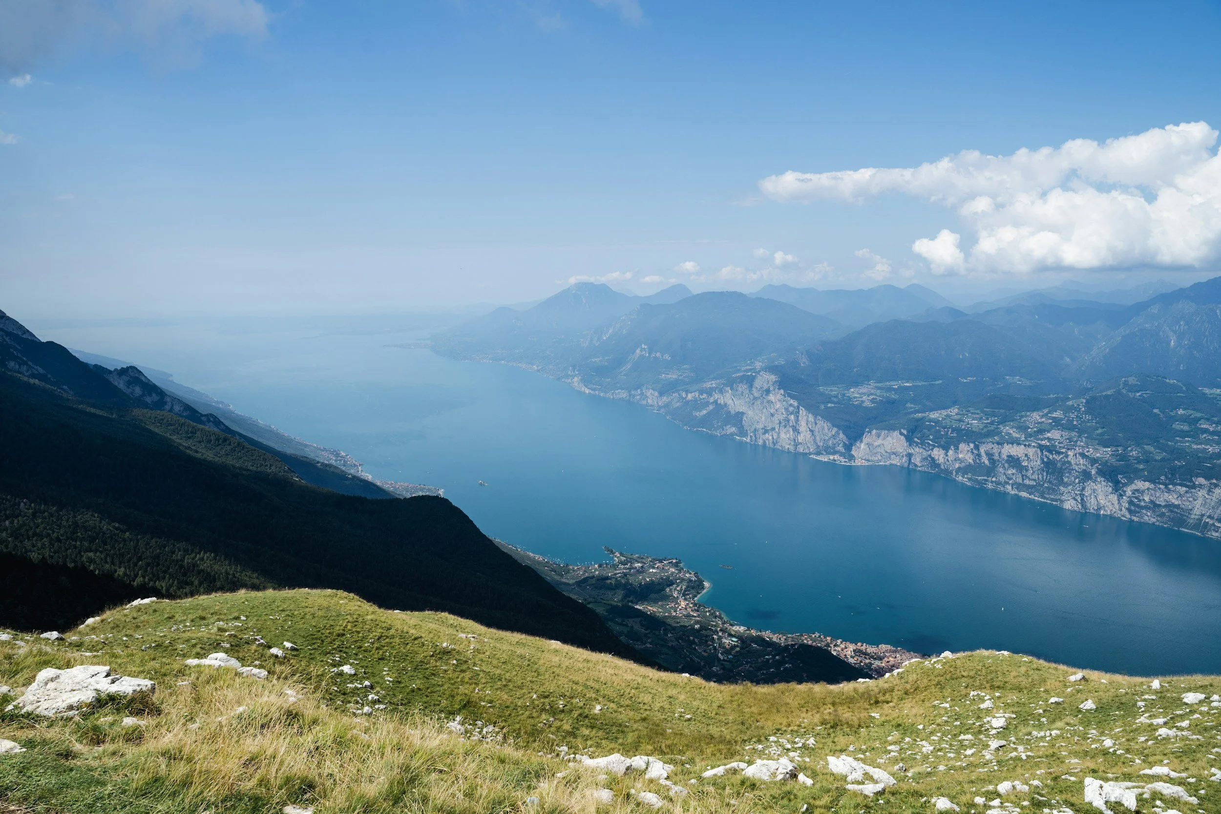Il Lago di Garda visto dal Monte Baldo