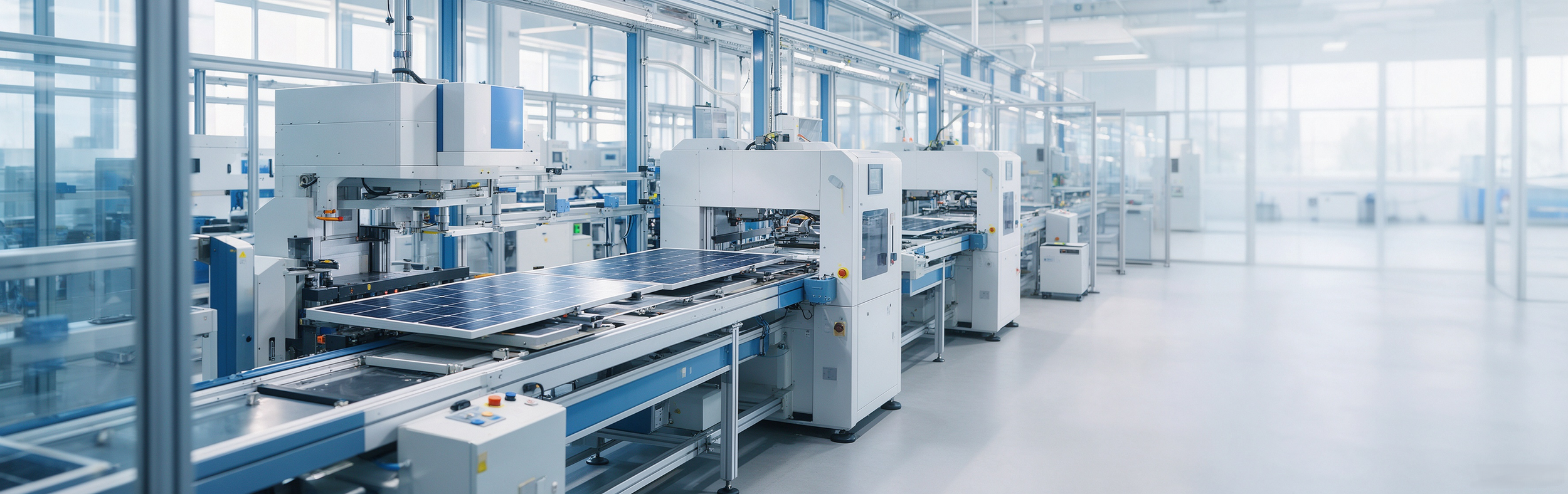Industrial production equipment and factory interior