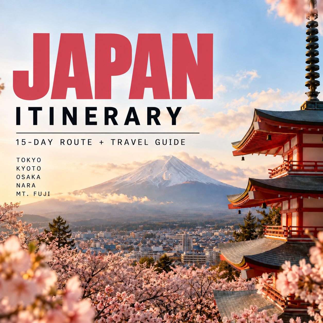 15-Day Japan Itinerary + Interactive Map
