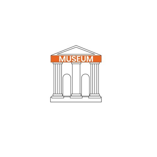 Museum icon representing custom balancing puzzles for museum shops and STEM exhibitions, retail merchandise Malaysia