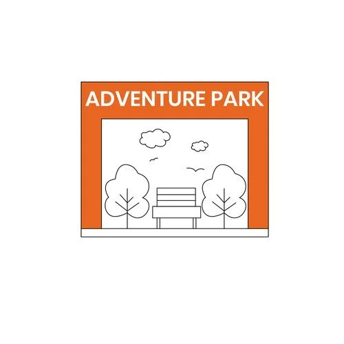 Adventure park icon representing custom balancing puzzles for theme parks and summer camp goodie bags, retail merchandise Malaysia