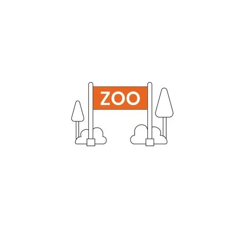 Zoo icon representing custom balancing puzzles as visitor  souvenirs for zoos and attractions, retail merchandise Malaysia