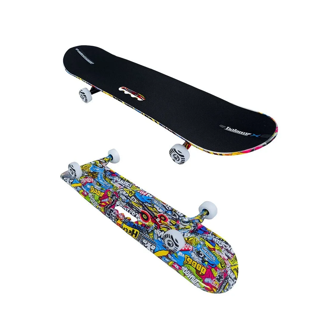 Custom mellow shallow concave skateboard deck for street skating and cruising, branded maple or bamboo board, Malaysia