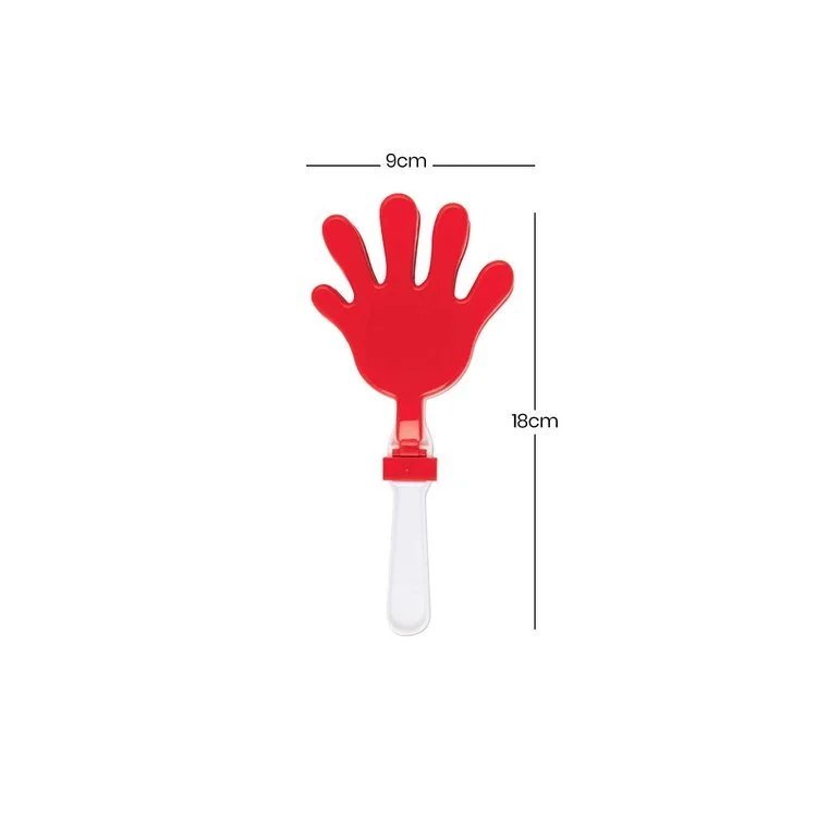Small size  custom hand  clapper with a  printed palm