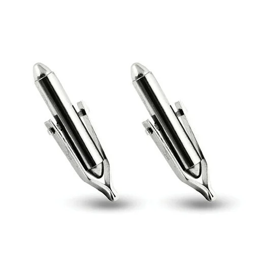 Bullet style cufflink backing with a pivoting bar closure