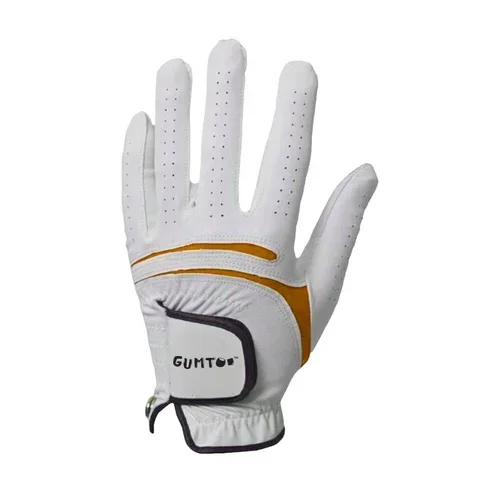 Extra-large XL custom golf glove for larger hands, unisex leather glove with velcro strap, Malaysia