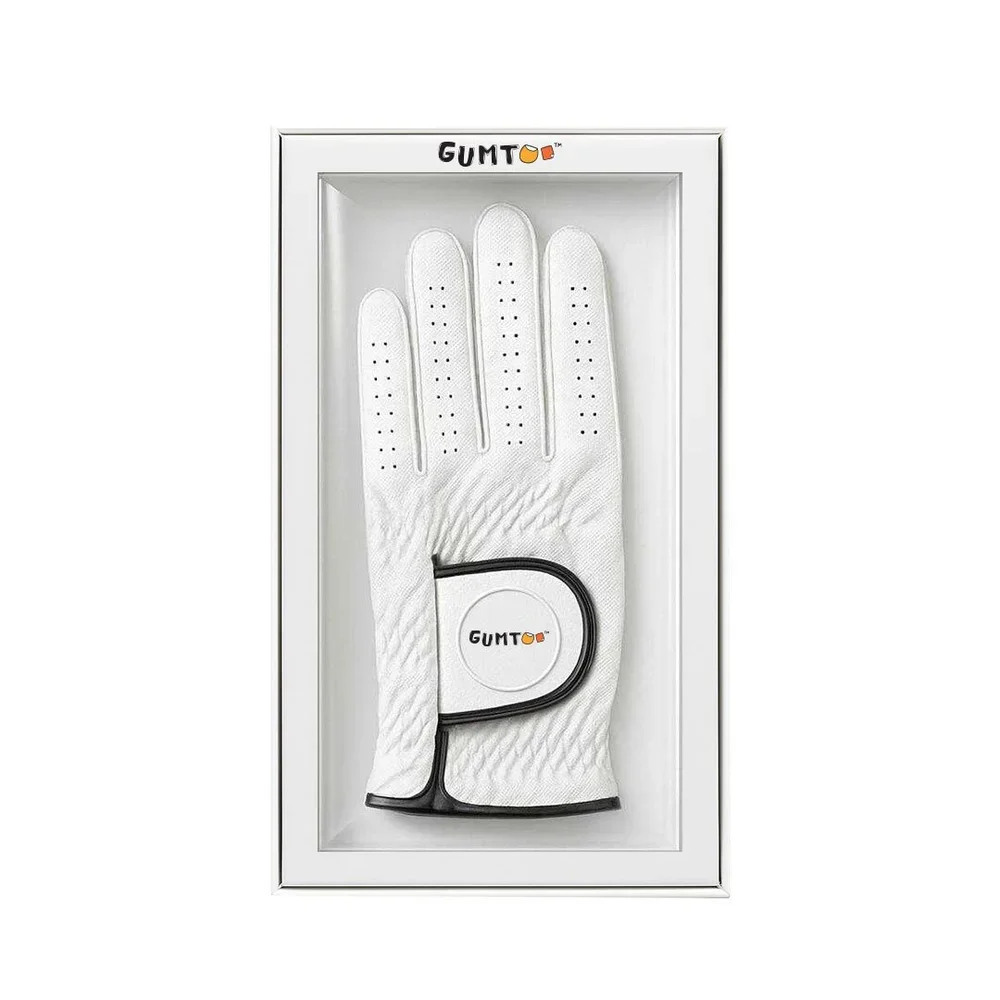 Custom golf glove in branded custom box packaging, gift-ready presentation for corporate golf gifts, Malaysia