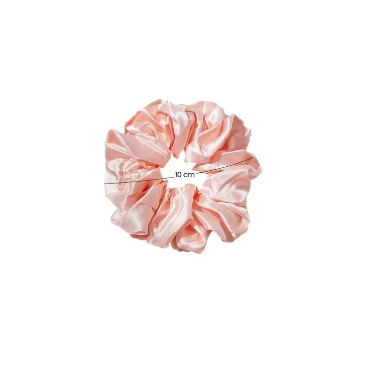 Large size custom scrunchie shown flat