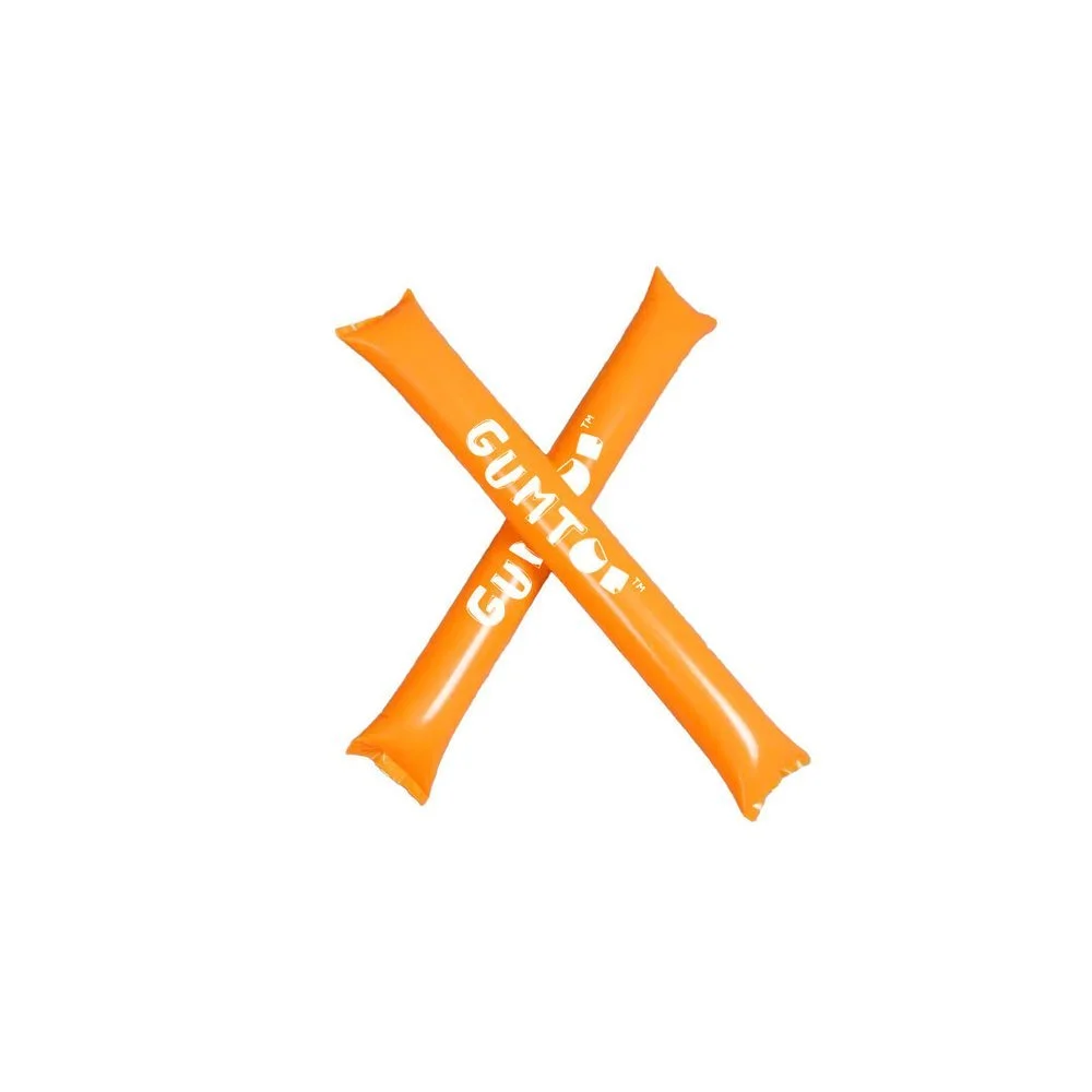 Silkscreen printed custom cheering stick in one or two spot colours