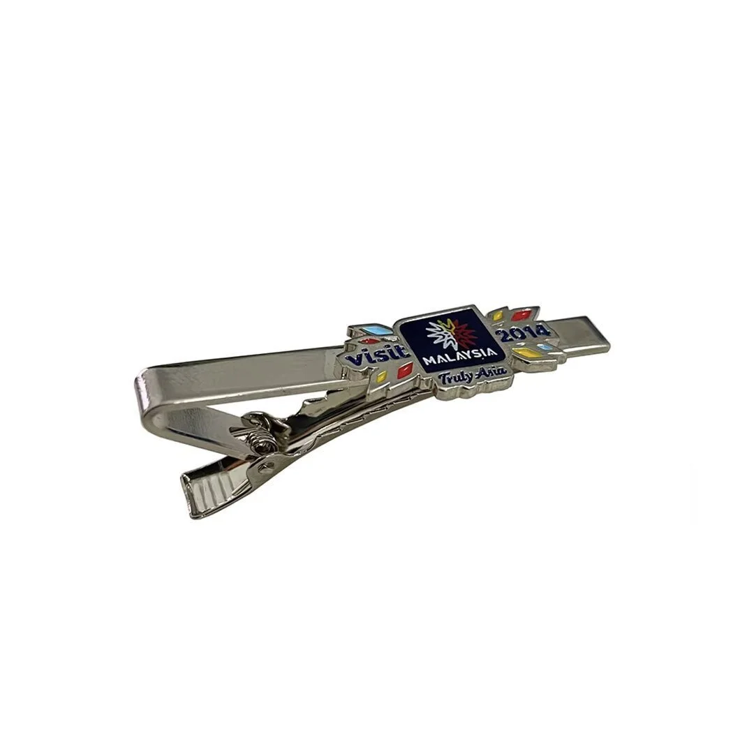 Zinc alloy  custom tie pin,  cast for detailed  shapes