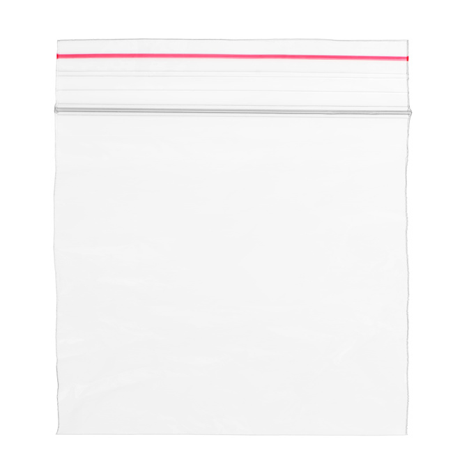 Custom coin sealed in a clear resealable zip bag, the free packaging option