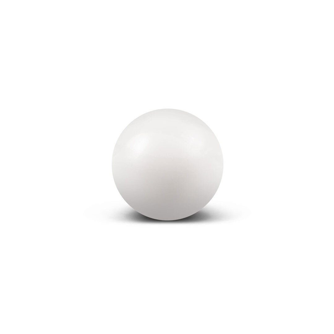 Plain white round custom stress ball, 7 cm foam ball ready for logo printing, low-MOQ promotional giveaway, retail merchandise Malaysia