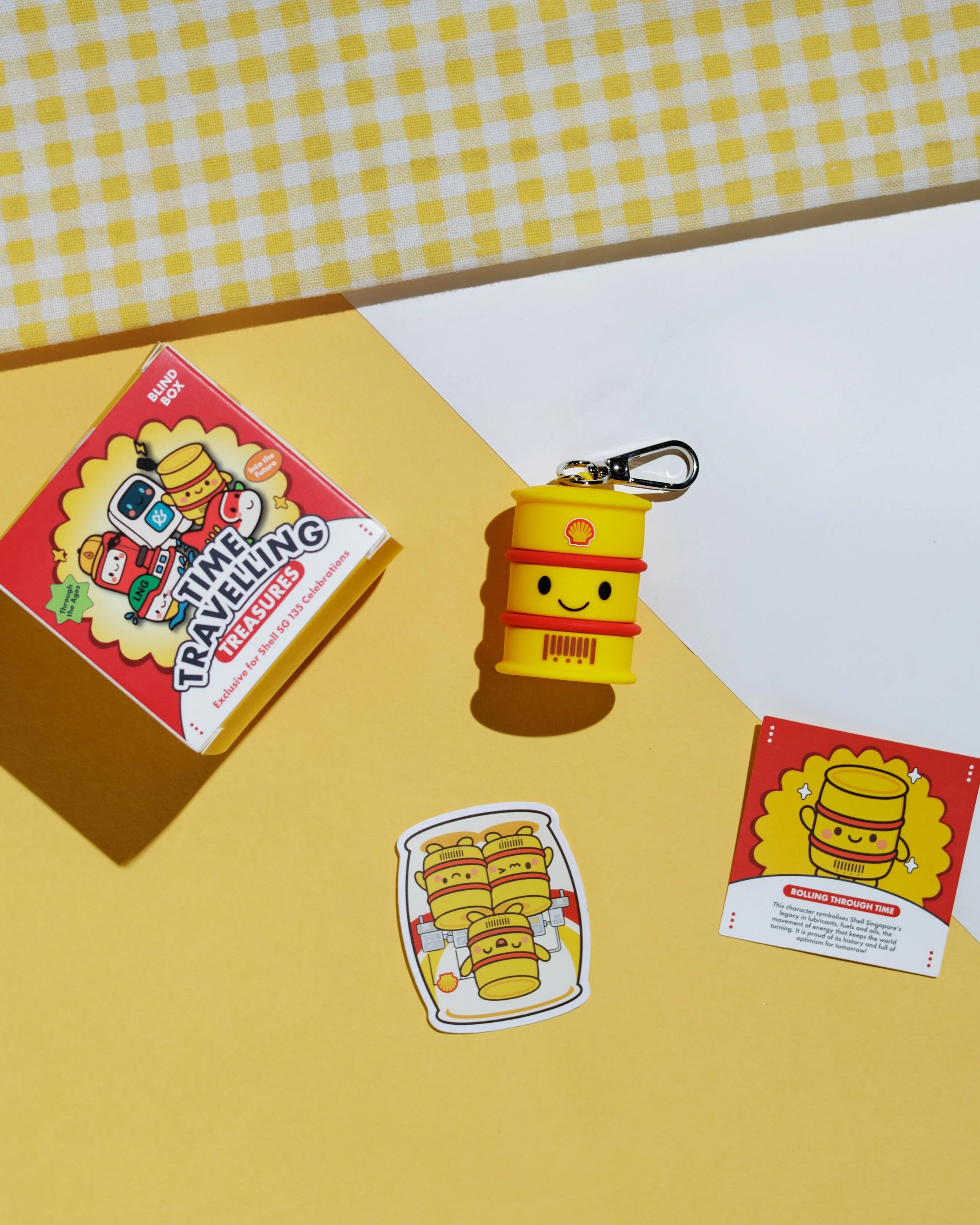 Gamify your next big milestone! 🎁✨

We brought the thrill of collectibles to the Shell SG 135 Celebrations with these custom Time Travelling Treasures blind boxes. Created as a limited edition customer redemption campaign, fans could unlock these ex