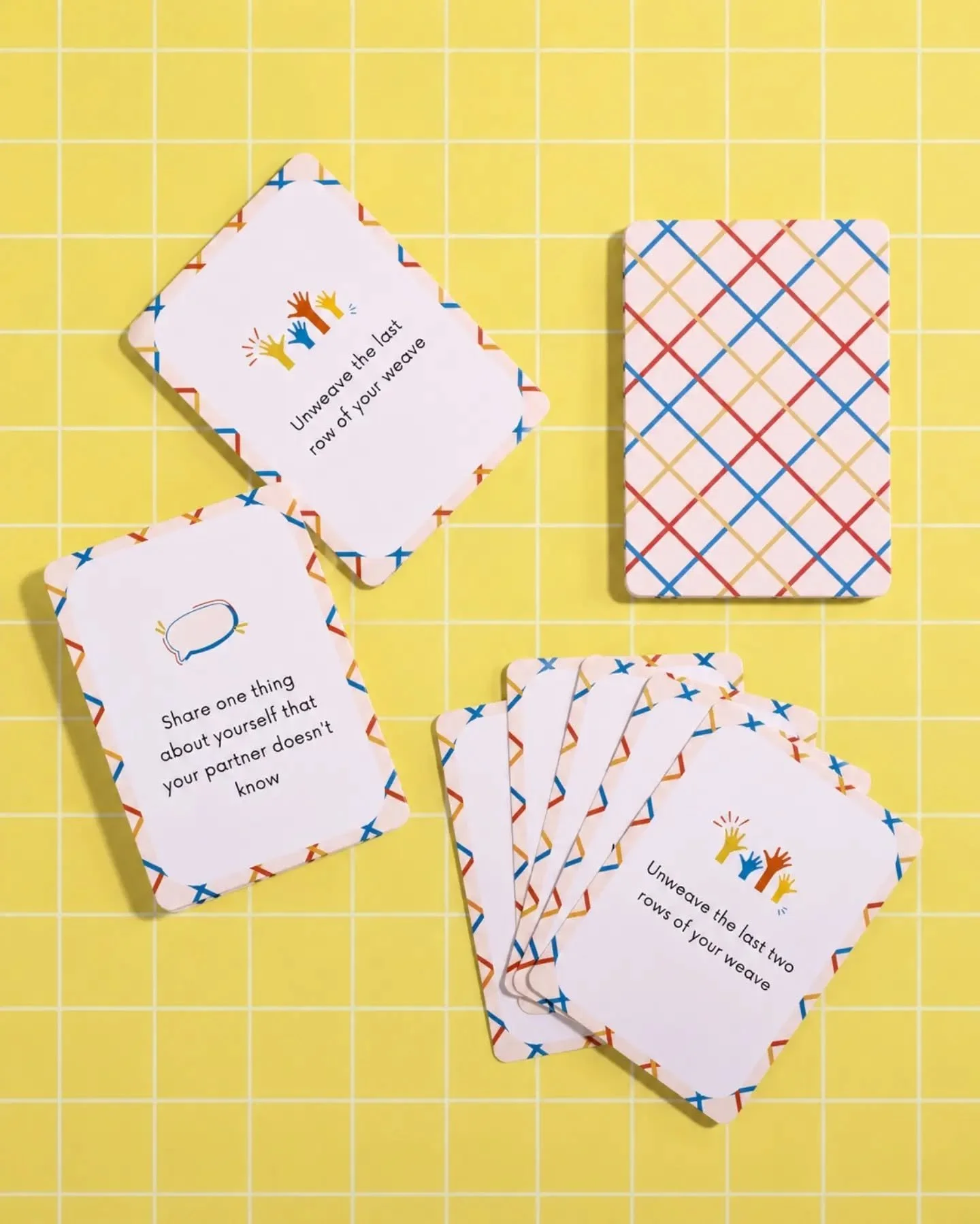 Weave meaningful connections into your next event! ✨

Custom printed card decks are the perfect way to break the ice and spark genuine conversations. Whether you are hosting corporate team building workshops, educational seminars, or interactive bran