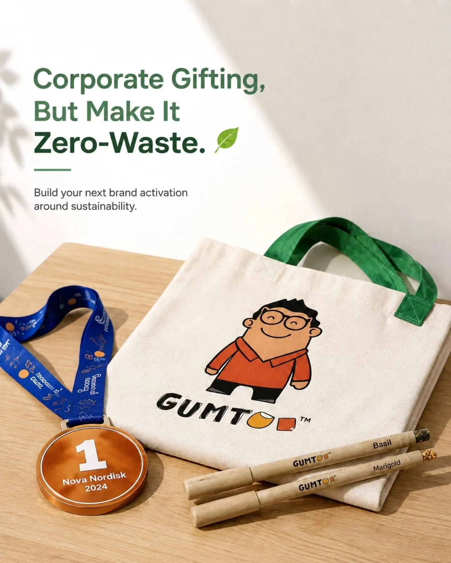 Corporate gifting, but make it zero waste. 🌿✨

Swap the plastic clutter for thoughtful, planet friendly essentials that leave a lasting impression, not a lasting footprint. Whether it is plantable stationery that actually grows into basil and marigo