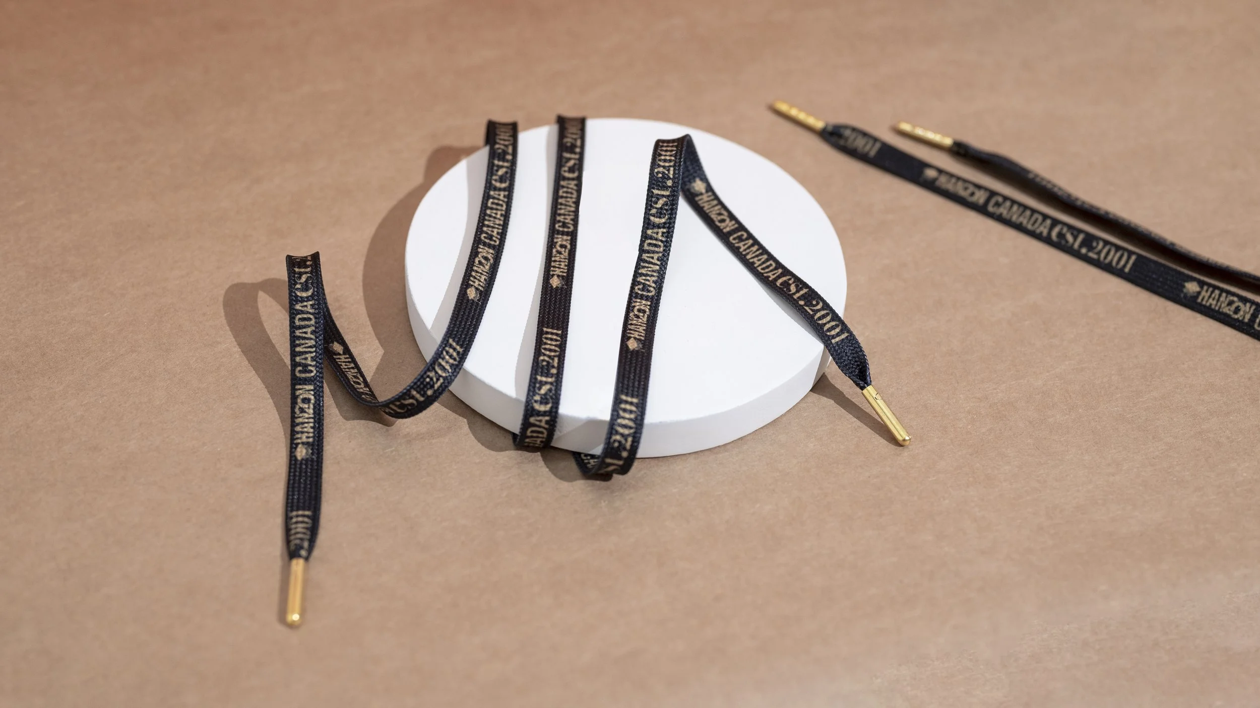Black shoelace for university 