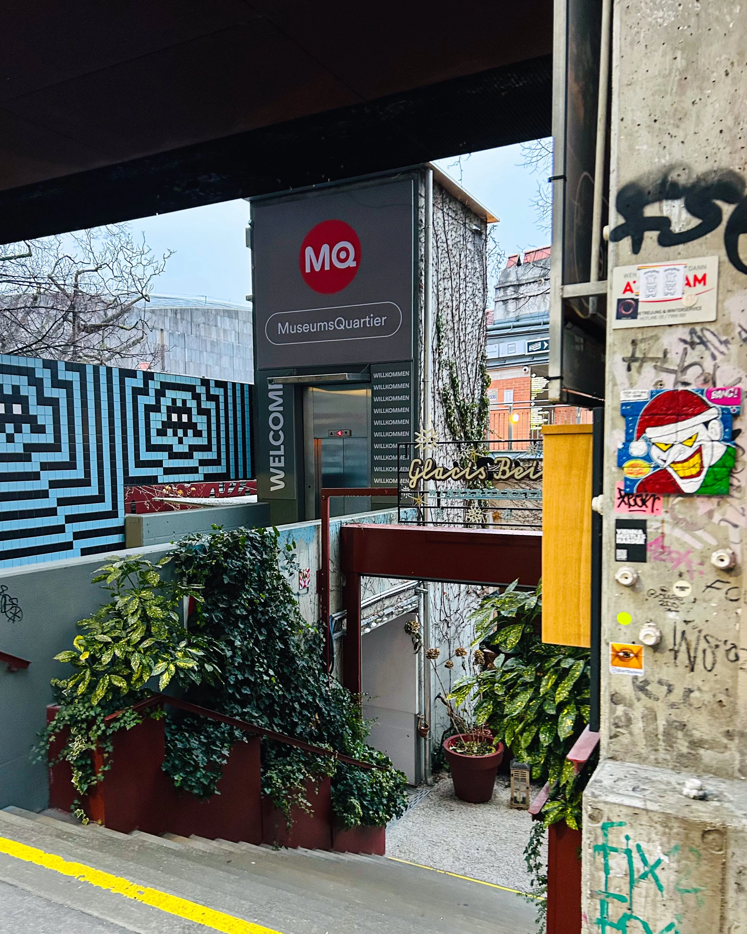 "Merry Fuckin' Christmas with the Joker", Museum Quarter, Vienna (AUSTRIA) 2025
