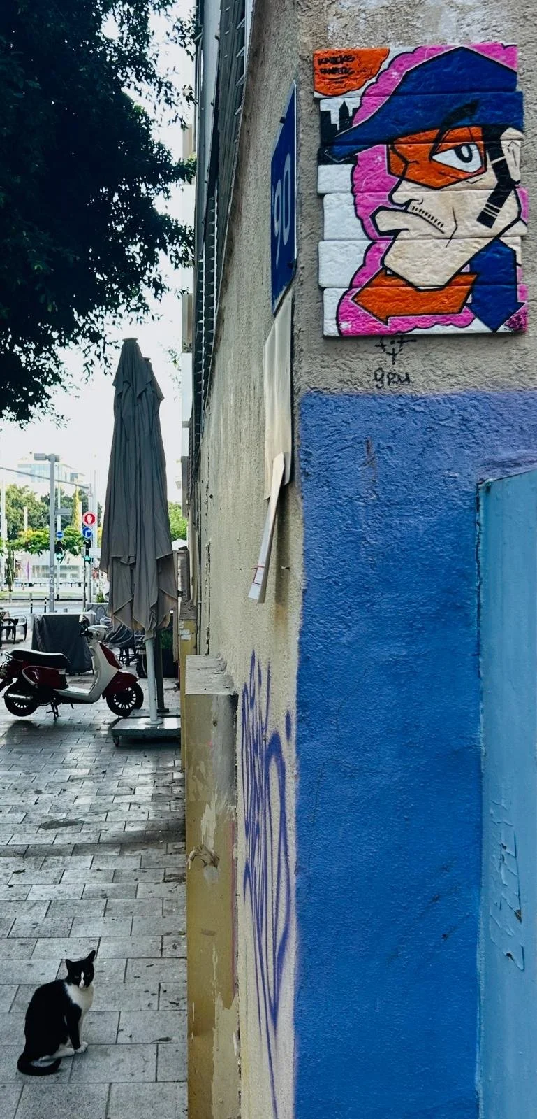 "B-Boy Knicks Fanatic", Dizengof Square, Tel Aviv, 2026
