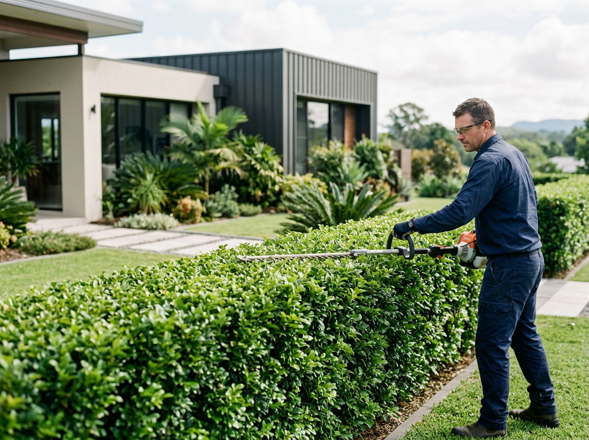Professional hedge trimming and garden maintenance in the Tweed Coast and Northern Rivers