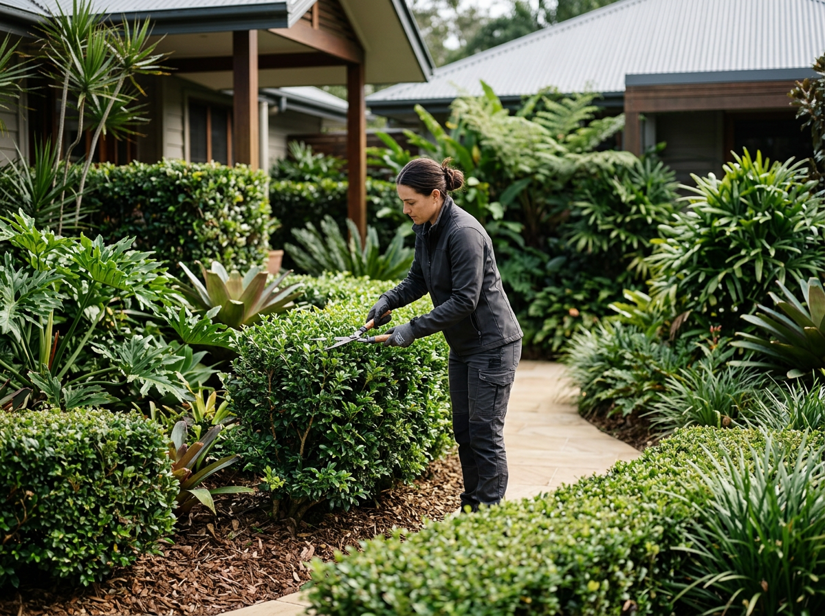 Garden maintenance and hedge trimming service in the Northern Rivers NSW