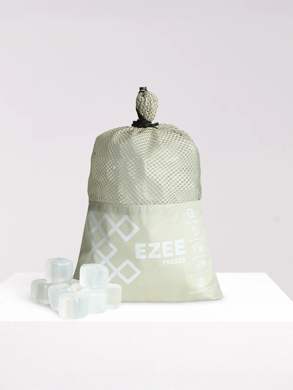 Mini Freeze Clear (Reuseable) Ice Cubes 1.8kg (2)