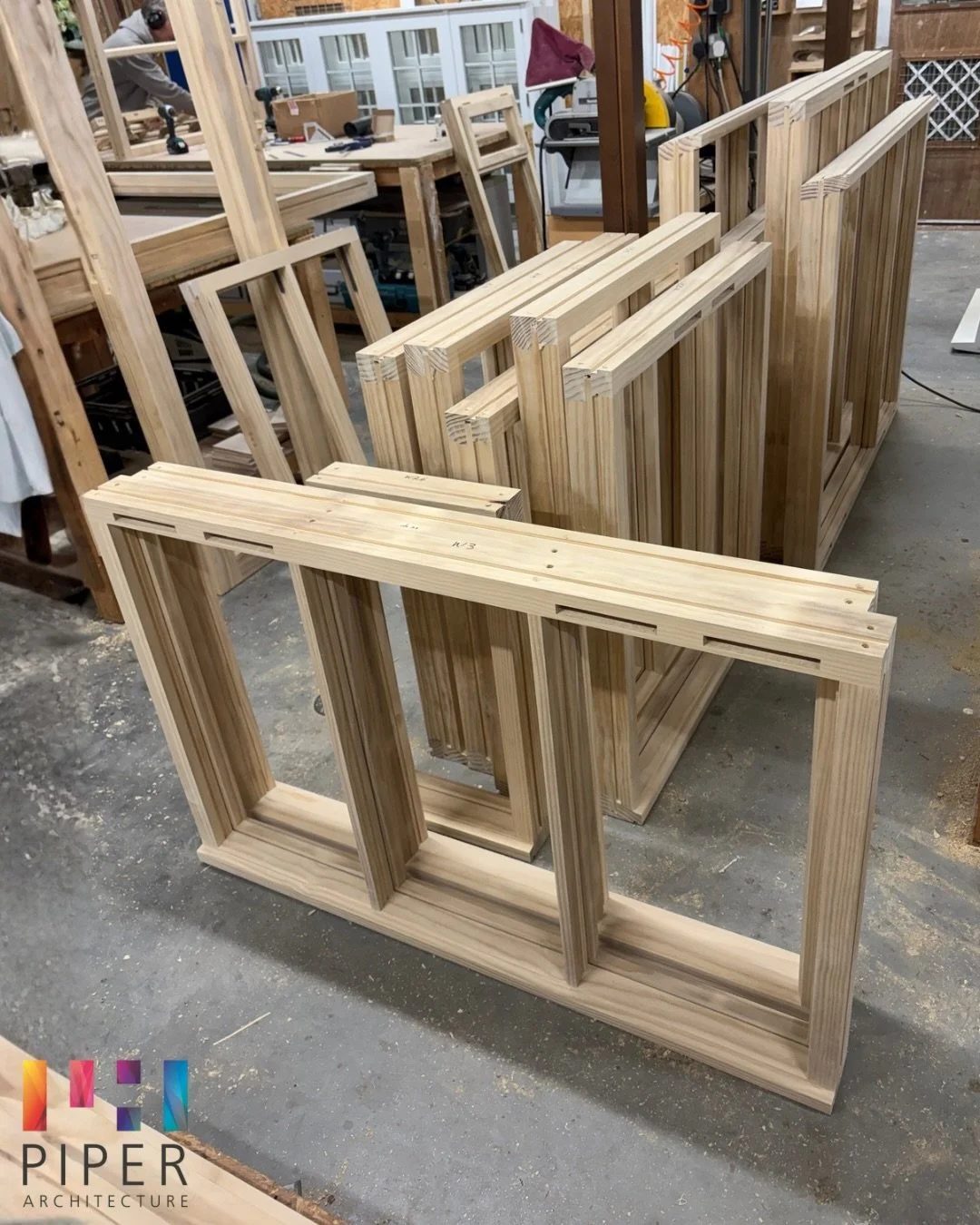 Fresh from the workshop: Accoya window frames for the Grade II listed renovation we&rsquo;re managing in North Devon!

Built by @completejoineryanddesign, these are replacing poorly detailed 20th century units that were already suffering from decay, 