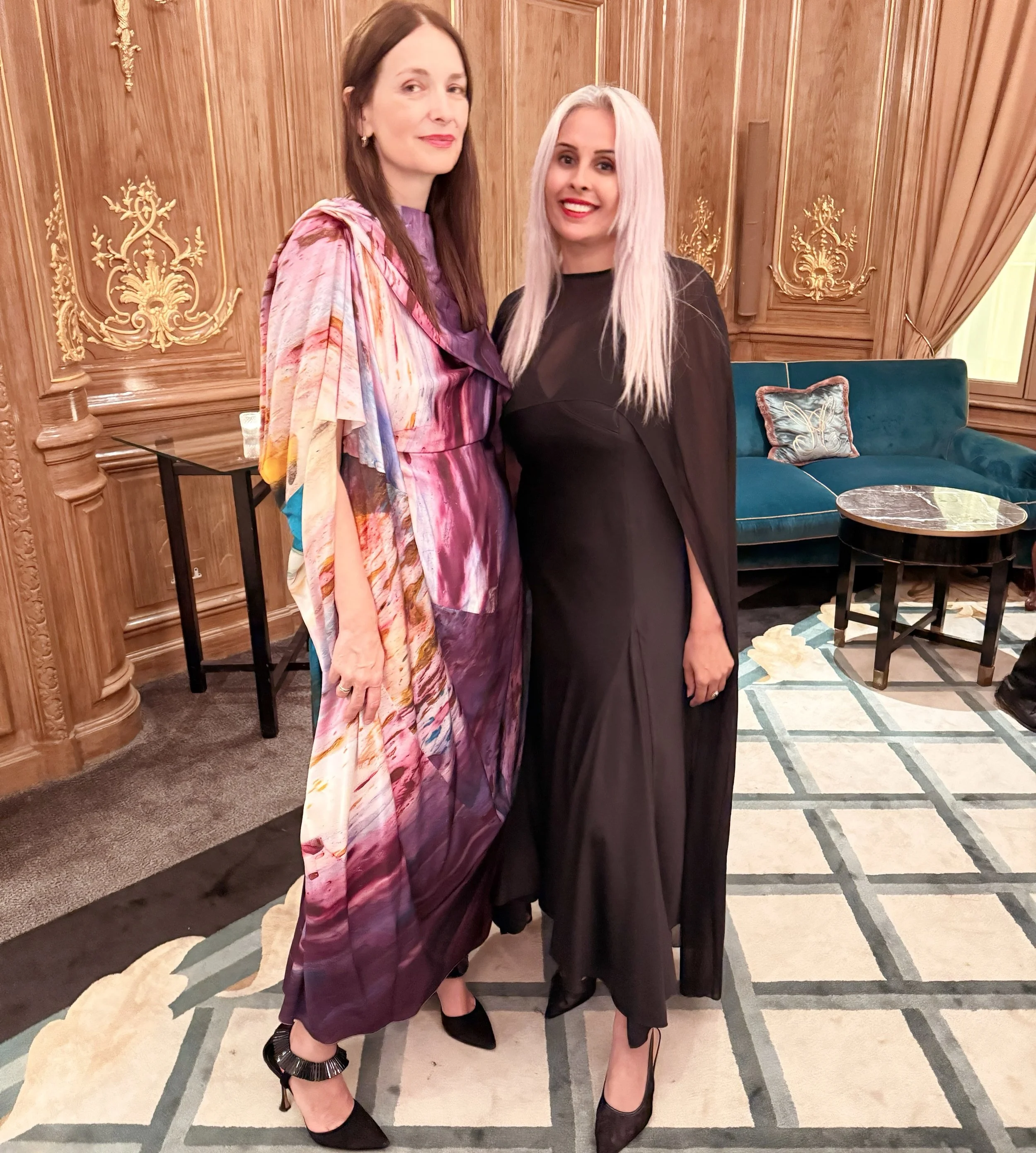 Loved Roksanda&rsquo;s show at London Fashion Week! The details, fabrics and shapes were phenomenal! So great to meet the legendary @roksandailincic gorgeous @yomi.adegoke and @erinoconnor looking so beautiful as always! Thank you @bazaaruk #lfw #rok