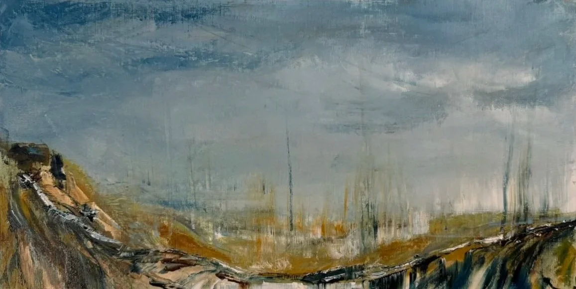 LAND & BODY:
Oil on oil paper. 45 x 25 cm (FOR SALE)