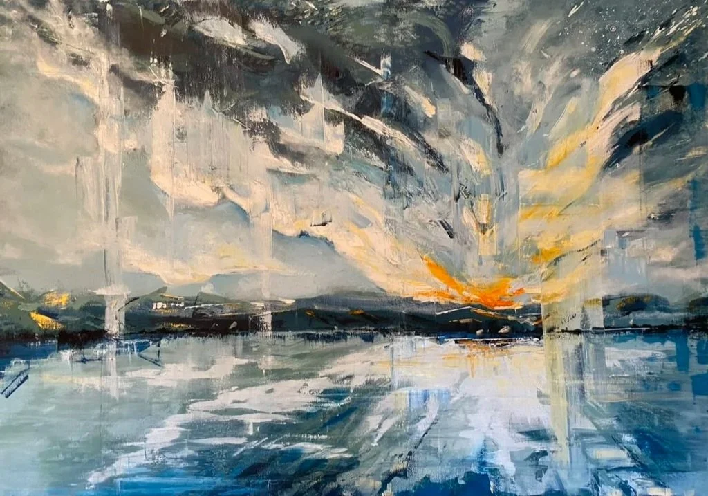 BLUE HOPE:
Oil on canvas 150 x 100cm (SOLD)
