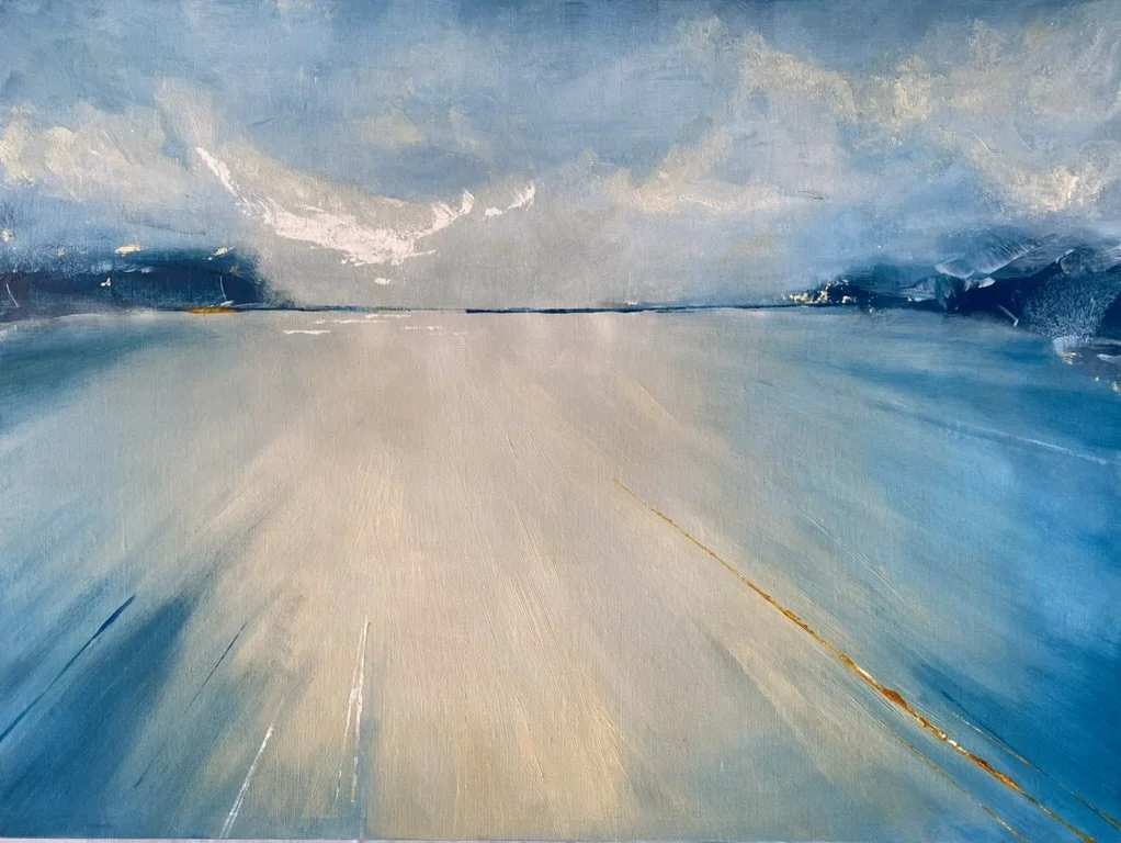 LUSKENTYRE: 
Oil on canvas board. 61 x 45cm (FOR SALE)