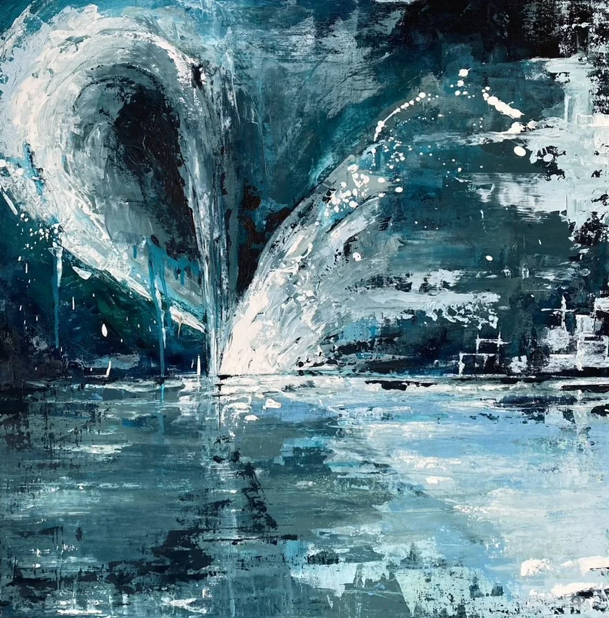 RENEWAL
Oil on canvas board. 60 x 60cm (SOLD)
