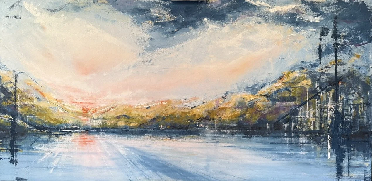 KINSALE
Oil on canvas. 180 x 120 (SOLD)