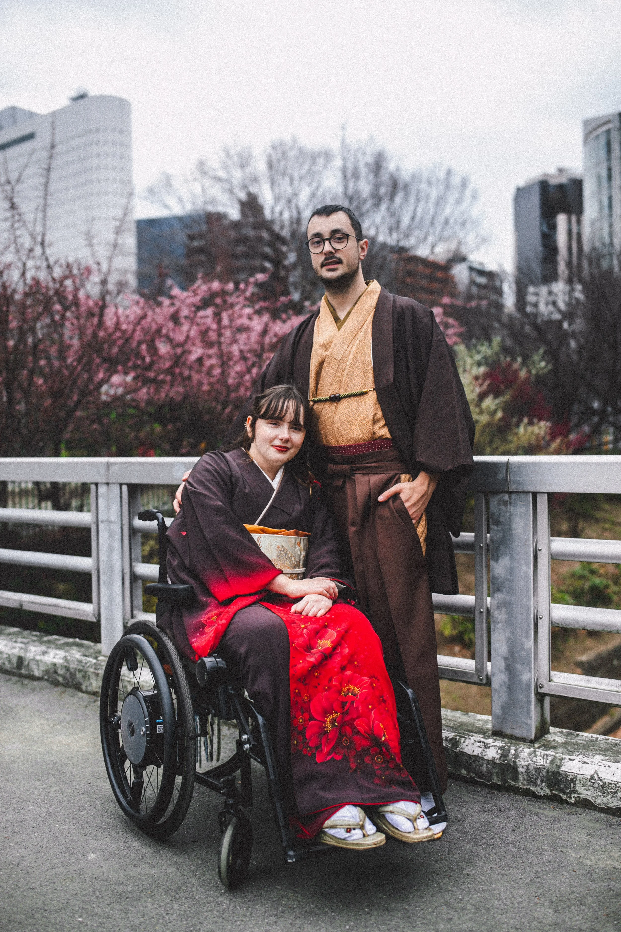 COUPLE KIMONO PHOTOSHOOT FOR WHEELCHAIR USERS